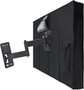Outdoor TV Cover, 46" to 48" TV Screen Protector, 600D Canvas Heavy Duty Waterproof Fade Resistant Material, Waterproof Canvas TV Protector for LCD, LED, Black