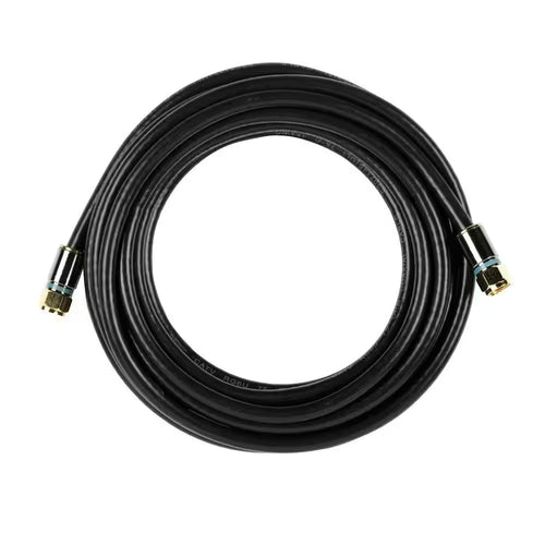 15 Ft. RG-6 Coaxial Cable - Black